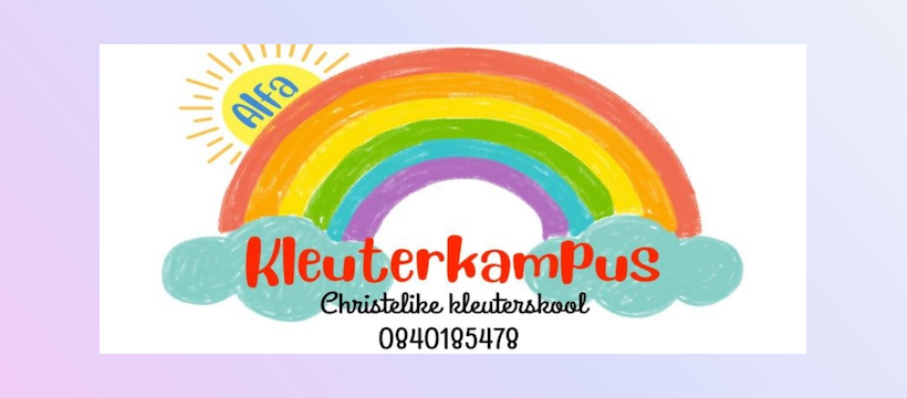 Alfa Kleuterkampus se reënbooglogo